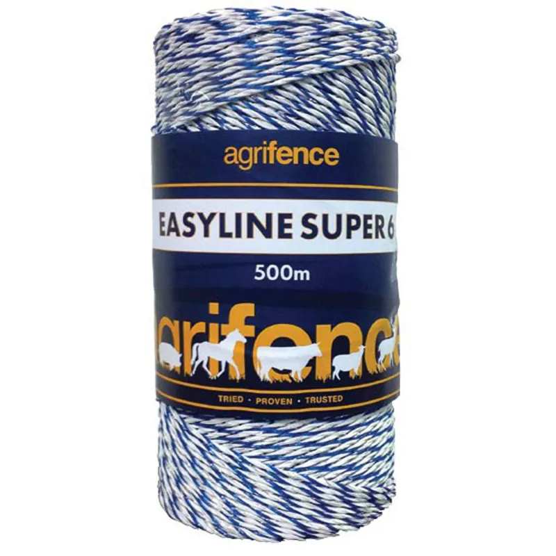 Agrifence Easyline Super 6 250m/500m